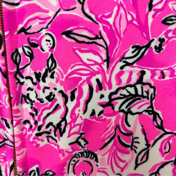 Lilly Pulitzer Serena Jacket Plumeria Pink Breast Cancer Purrposefully Pink S - Picture 11 of 14